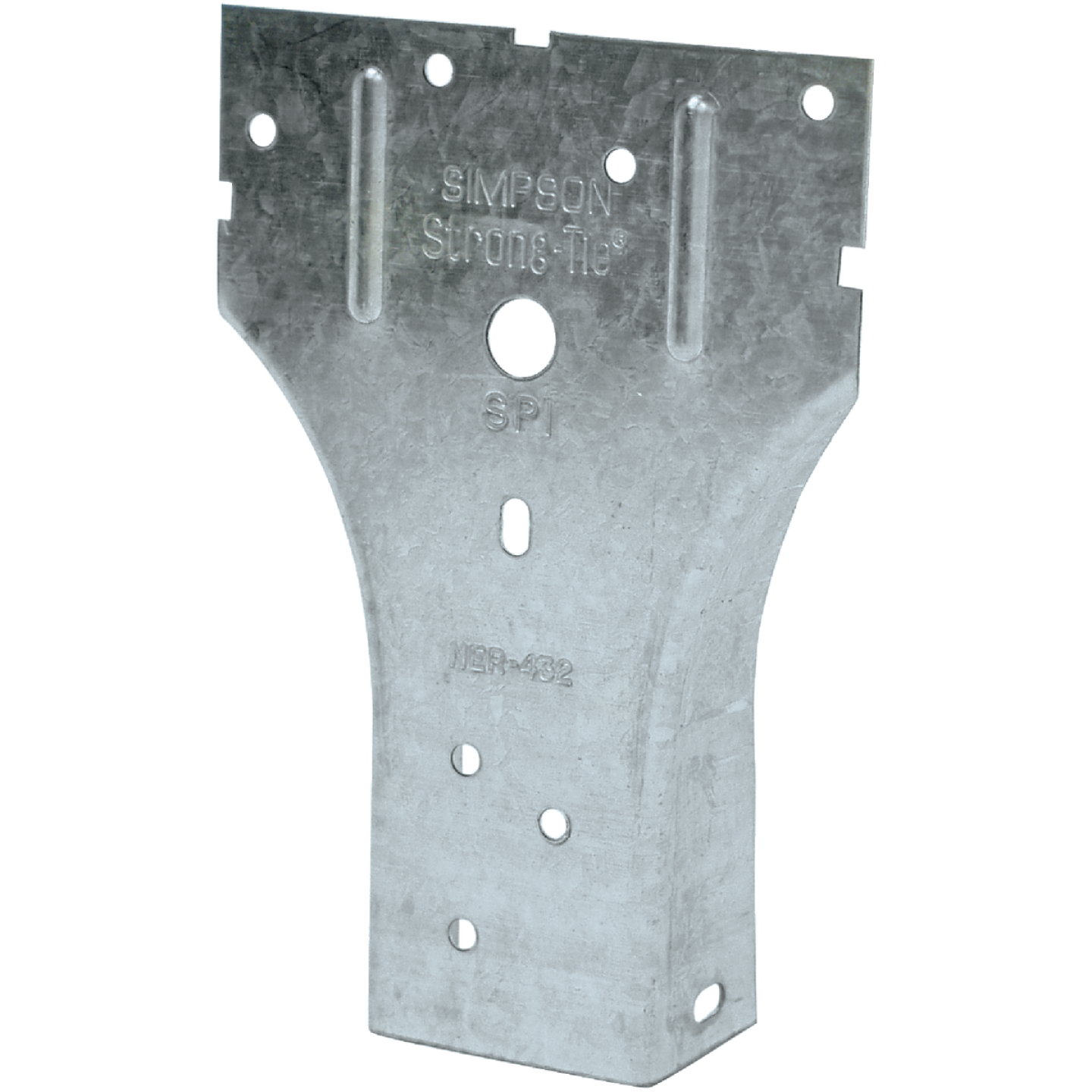 Simpson Strong-Tie 5-1/16 In. 20 ga Galvanized Steel Stud Plate Tie Image 1
