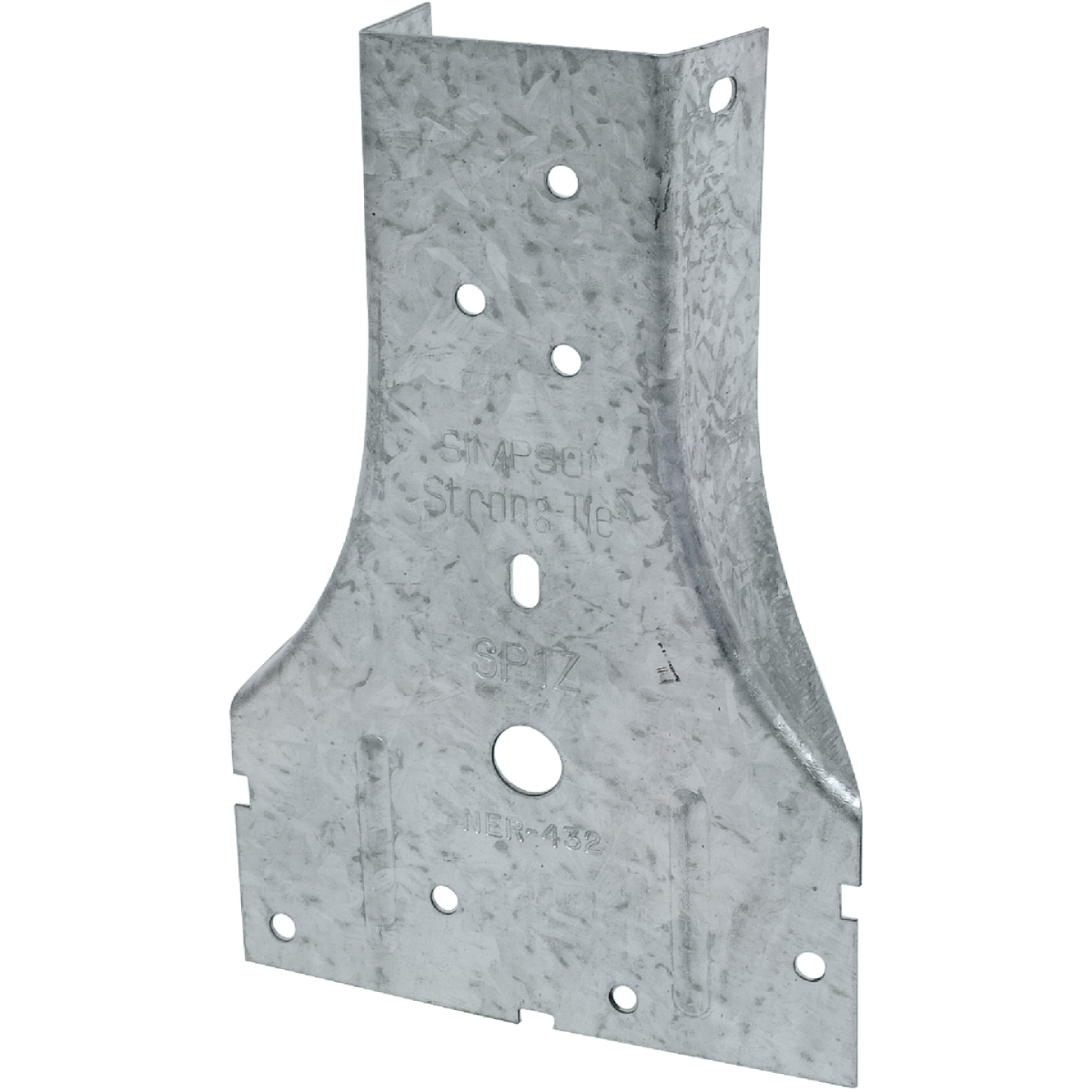 Simpson Strong-Tie ZMAX 5-1/16 In. 20 ga Galvanized Steel Stud Plate Tie Image 1