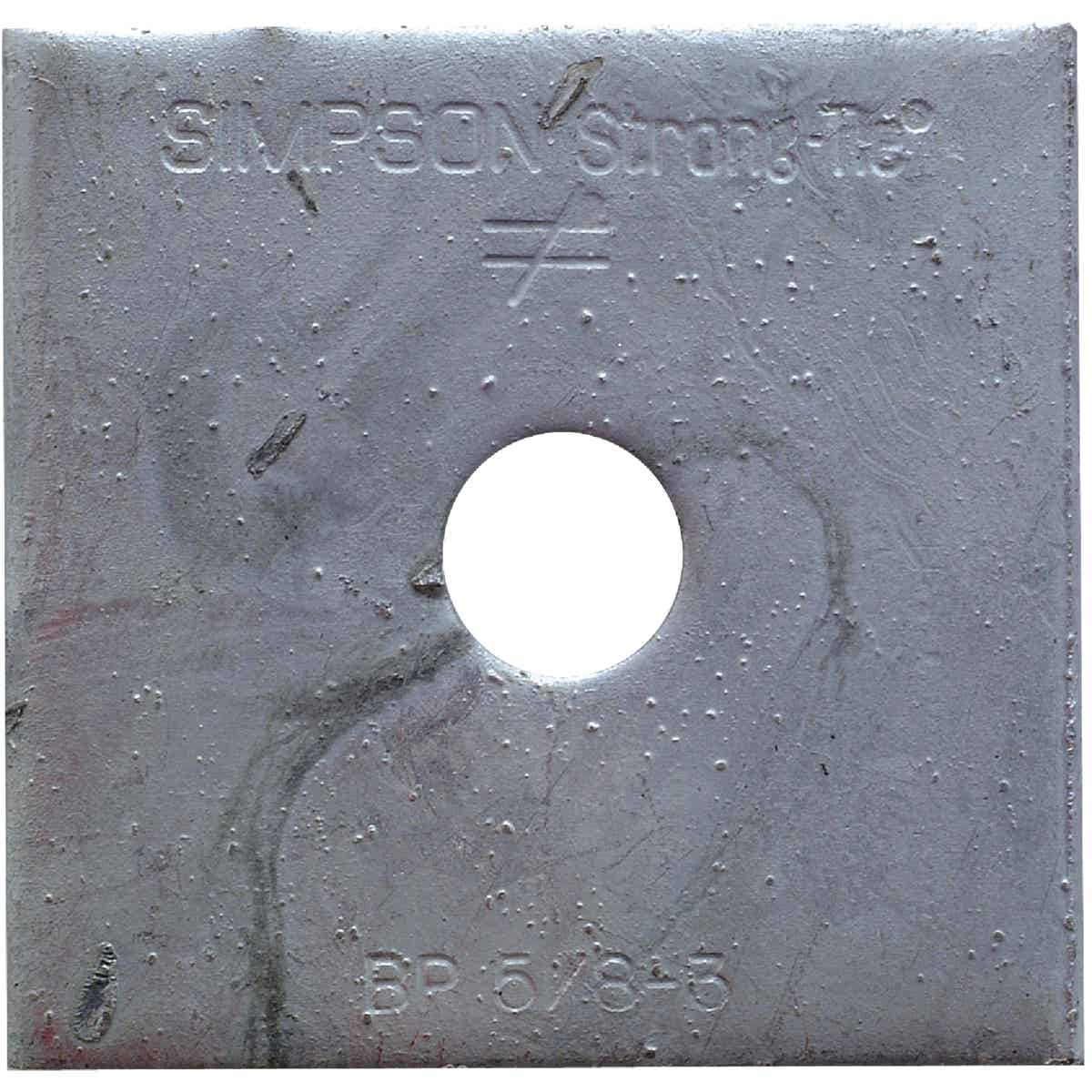 Simpson Strong-Tie 5/8 In. x 3 In. Hot Dipped Galvanized Steel Bearing Plate