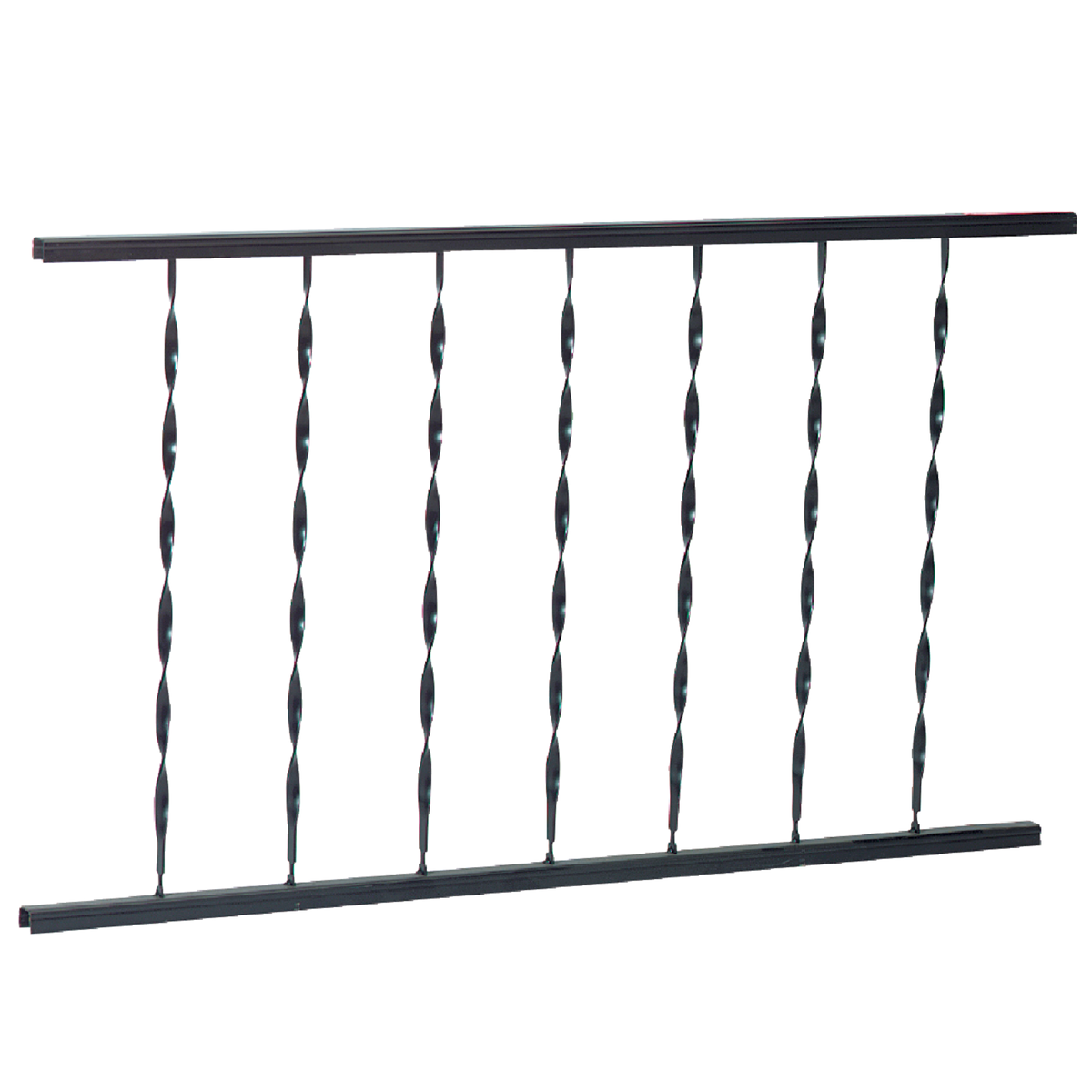 Gilpin Windsor 32 In. H x 4 Ft. L. Wrought Iron Railing