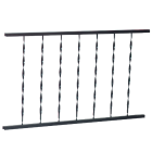 Gilpin Windsor 32 In. H x 4 Ft. L. Wrought Iron Railing Image 1
