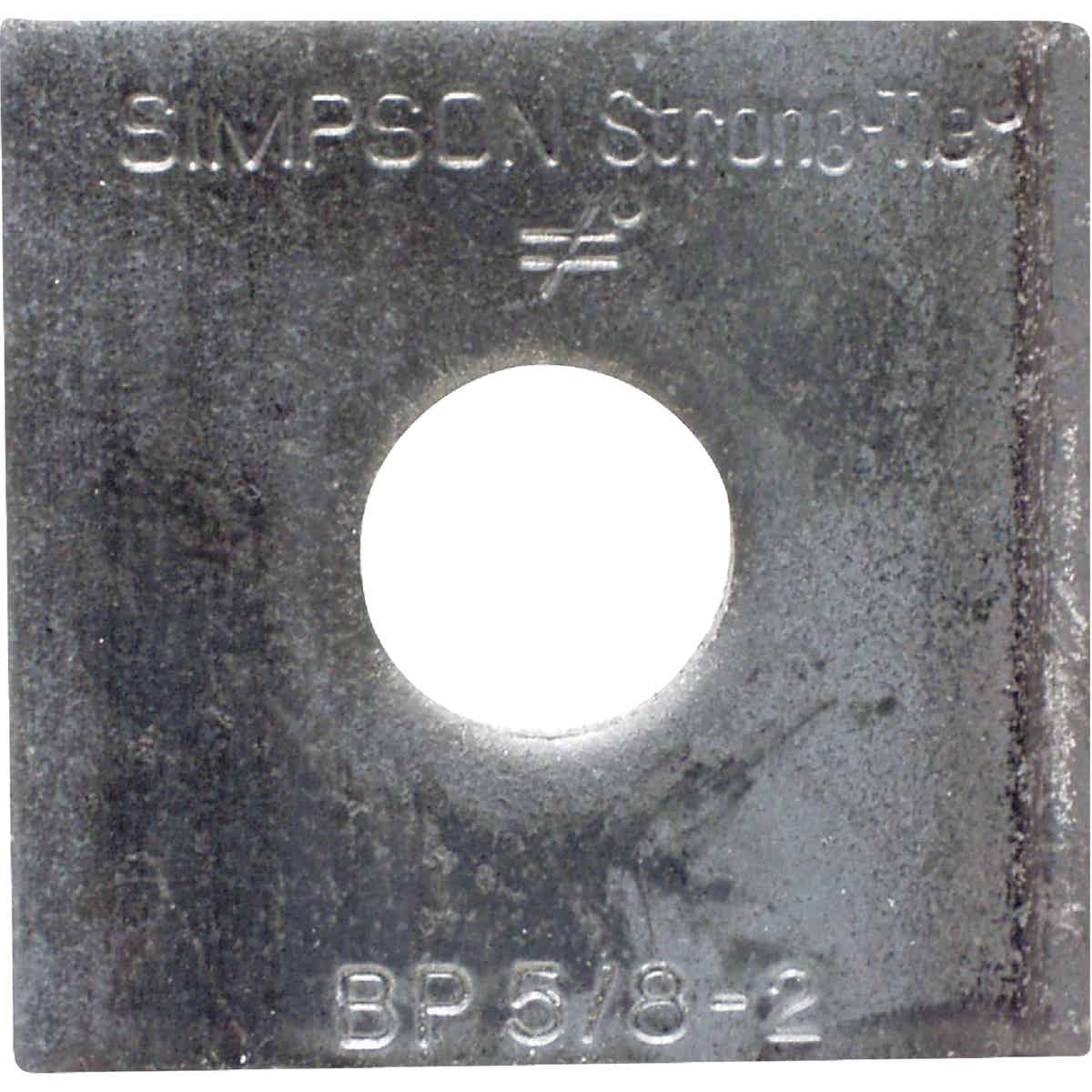 Simpson Strong-Tie 5/8 In. x 2 In. x 3/16 In. Uncoated Steel Bearing Plate