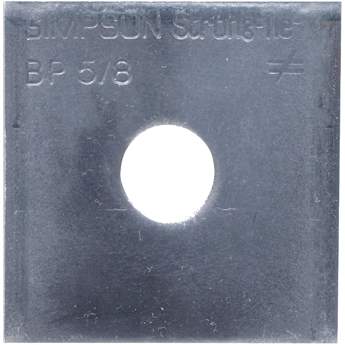 Simpson Strong-Tie 5/8 In. x 2-1/2 In. x 1/4 In. Uncoated Steel Bearing Plate