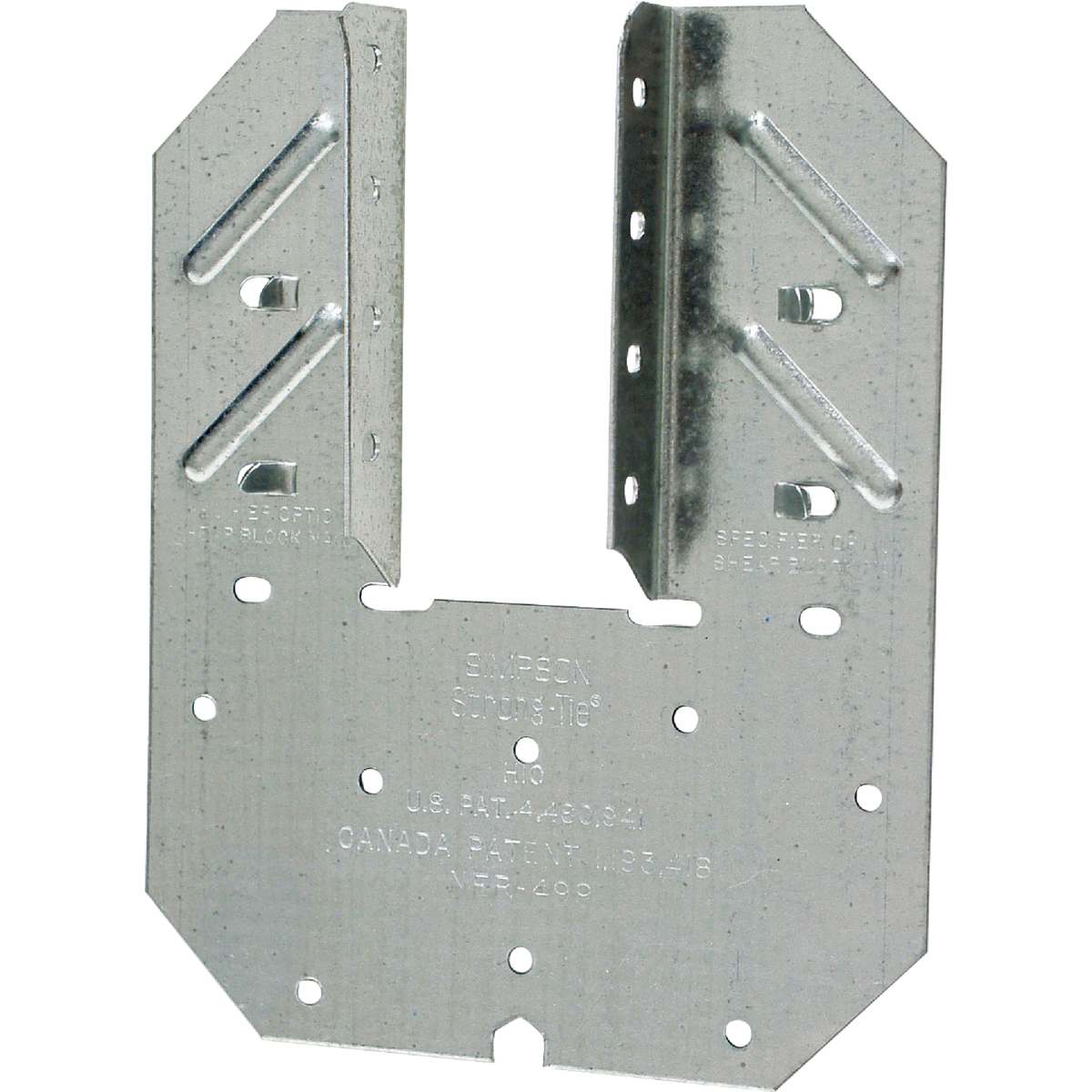 H10A 18-Gauge Galvanized Hurricane Tie