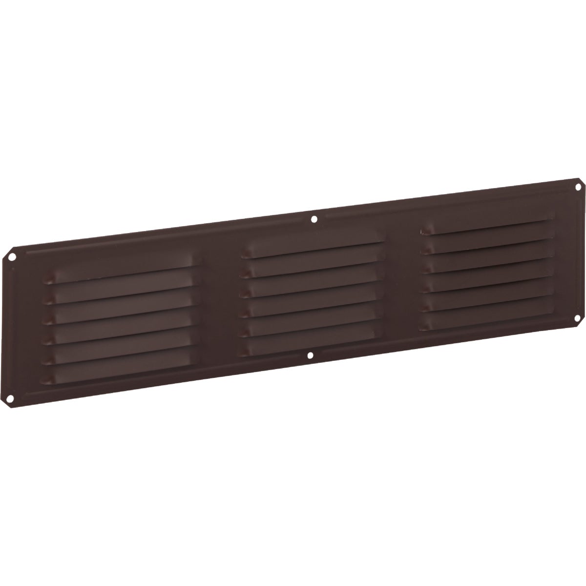 AirVent 16 In. x 4 In. Brown Aluminum Under Eave Vent