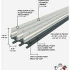 M-D Building Products Aluminum and Vinyl-coated Foam Heavy-duty Screw-on Top and Sides Door Seal Kit, Silver Image 2