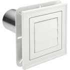 Ply Gem 7" x 7" White Vinyl Utility Vents Image 1