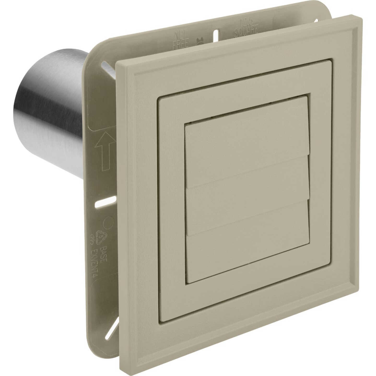 Ply Gem 7" x 7" Clay Vinyl Utility Vents Image 1