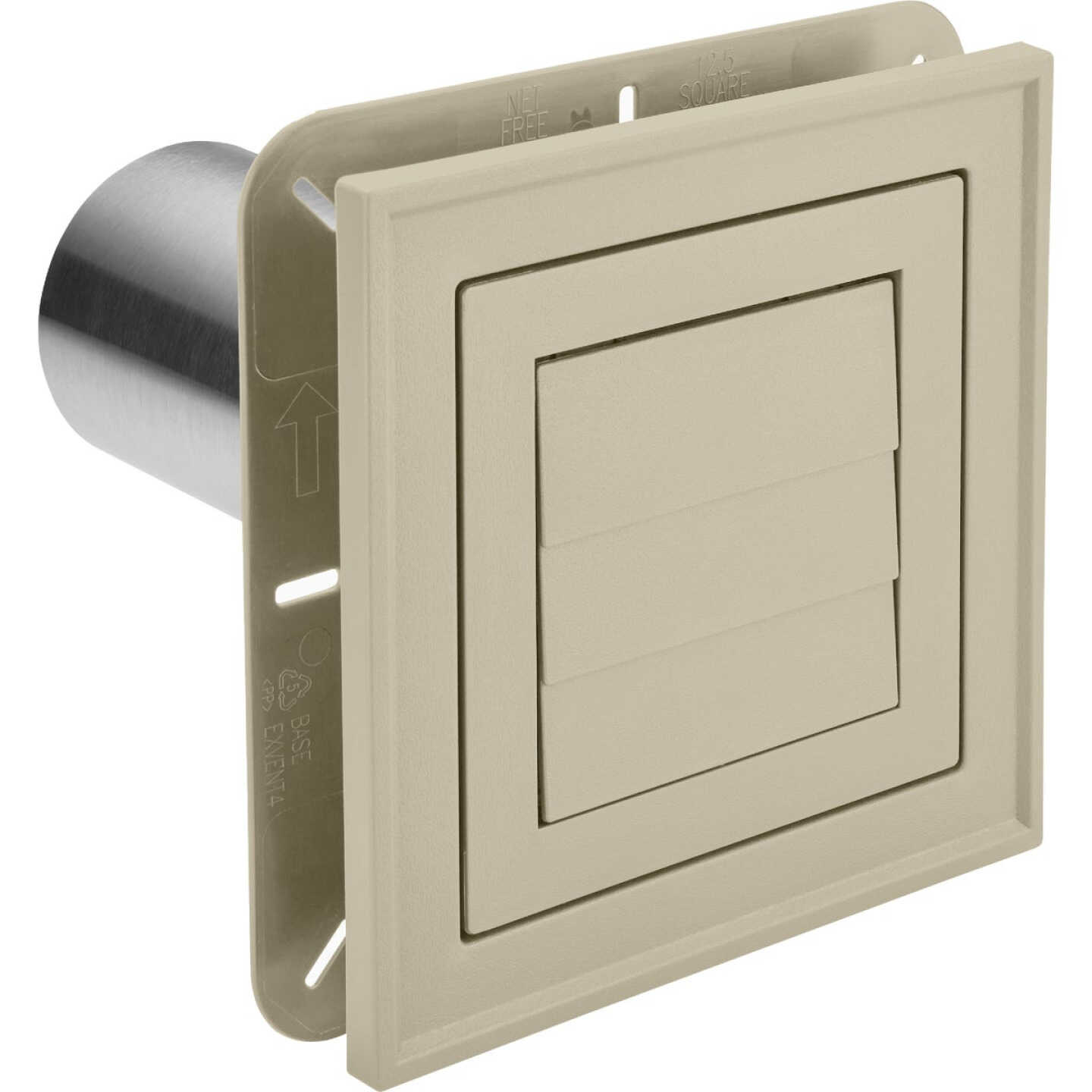 Ply Gem 7" x 7" Tan Vinyl Utility Vents Image 1