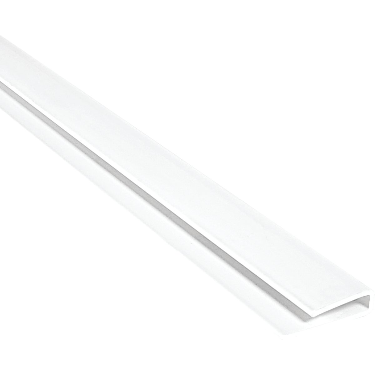 Palram Palclad Pro 8 Ft. J End Cap Profile/Moulding, White