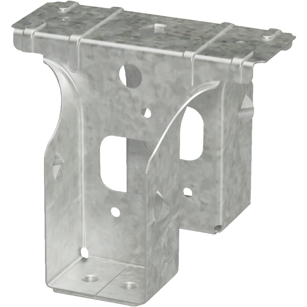 Simpson Strong-Tie 2 In. x 4 In. 20 ga Galvanized Steel Post Frame Hanger