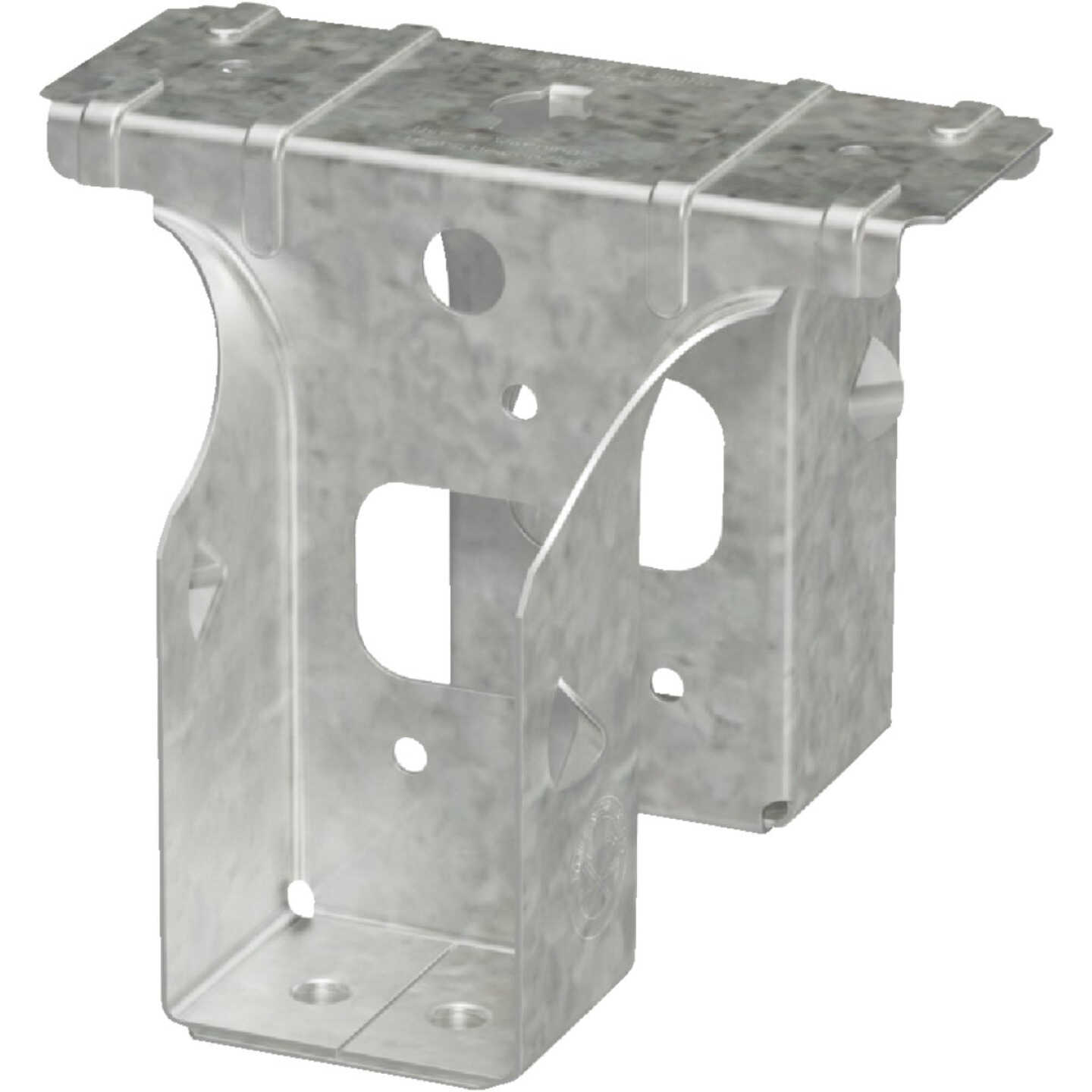 Simpson Strong-Tie 2 In. x 4 In. 20 ga Galvanized Steel Post Frame Hanger Image 1