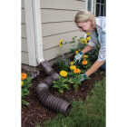 Spectra Metals Ground Spout 22 In. to 48 In. Stone K-Style Polypropylene Downspout Extender Image 2