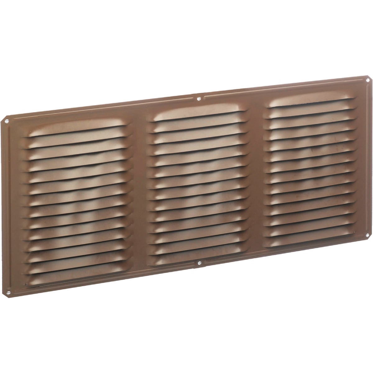 AirVent 16 In. x 6 In. Brown Aluminum Under Eave Vent