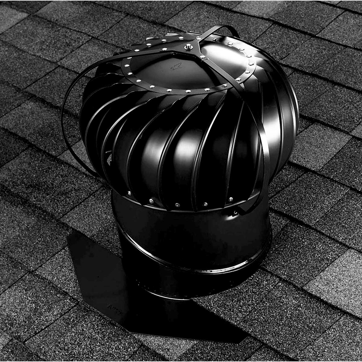 Airhawk 12 In. Black Aluminum Externally Braced Wind Turbine