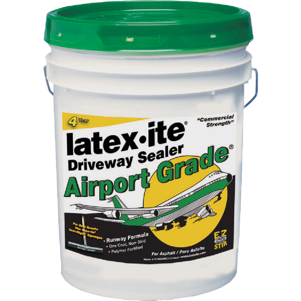 Latex-ite Airport Grade+ 4.75 Gal. Blacktop Driveway Sealer