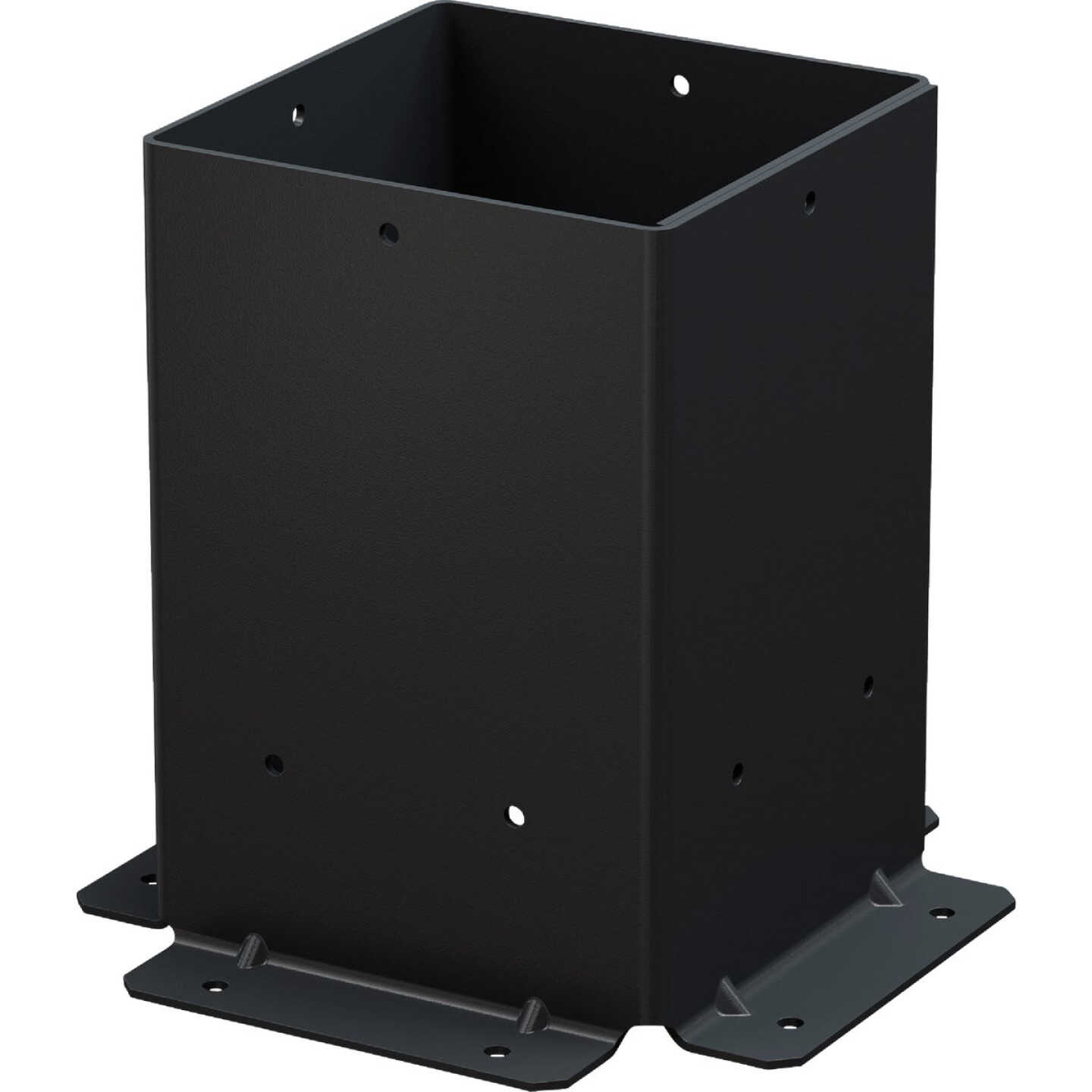 Simpson Strong-Tie Outdoor Accents Sage System Black Powder-Coated Post Base for 6x6 with Screws (2-Pack) Image 5