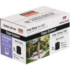 Simpson Strong-Tie Outdoor Accents Sage System Black Powder-Coated Post Base for 6x6 with Screws (2-Pack) Image 1