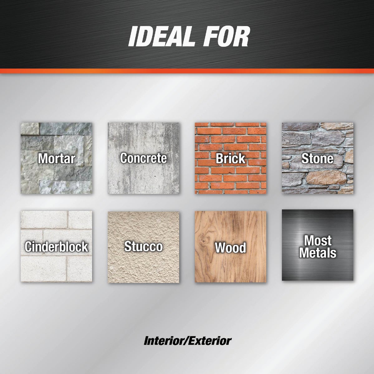 DAP Textured Mortar 10.1 Oz. Gray Premium Elastomeric Filler & Sealant Image 3