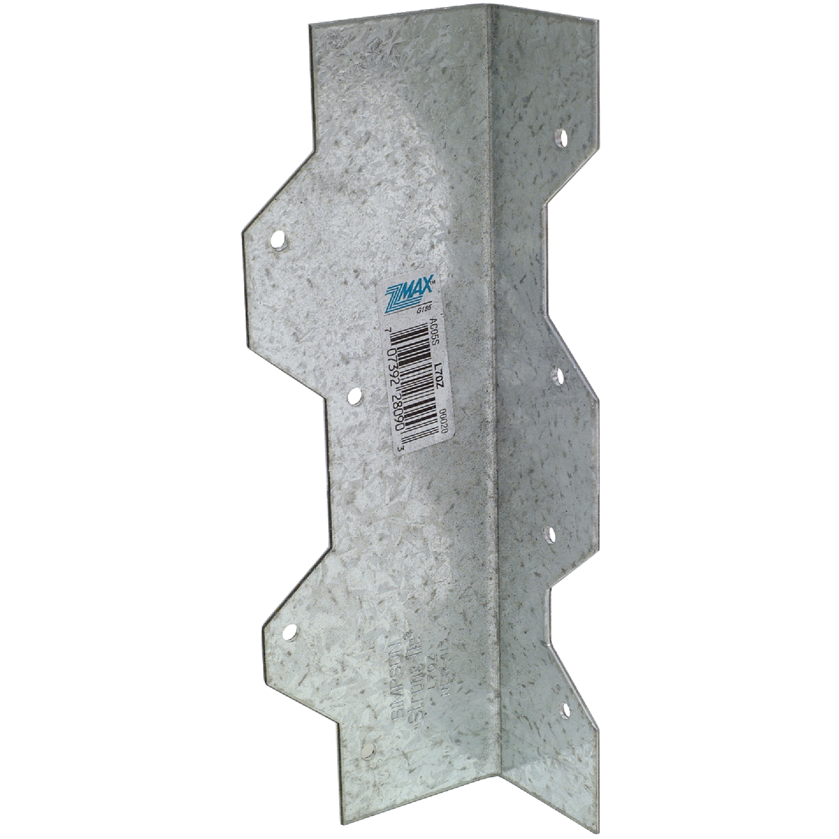 7 in. 16-Gauge ZMAX Galvanized Reinforcing L Angle