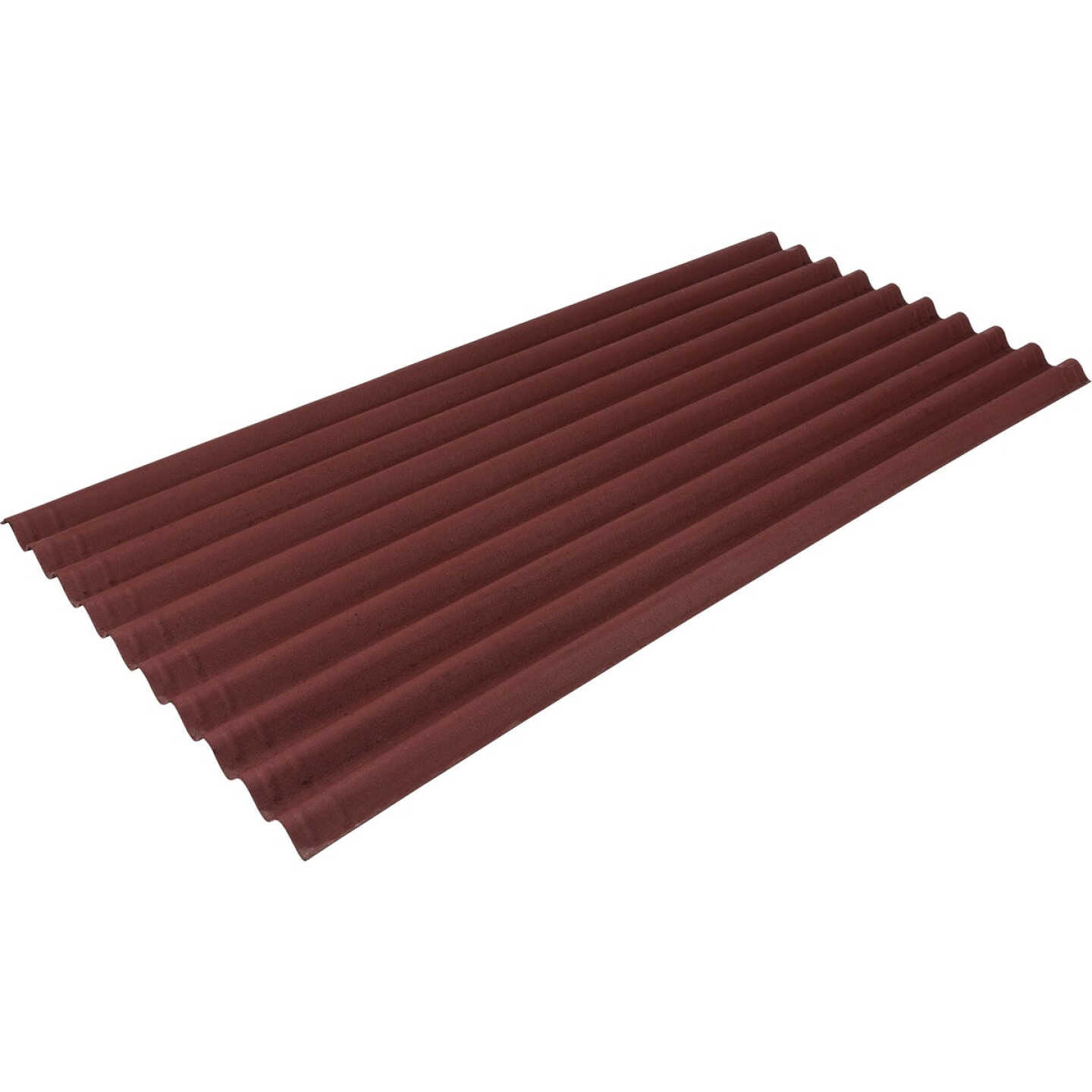 Ondura Premium 38 In. x 79 In. Red Roofing Panel Image 1