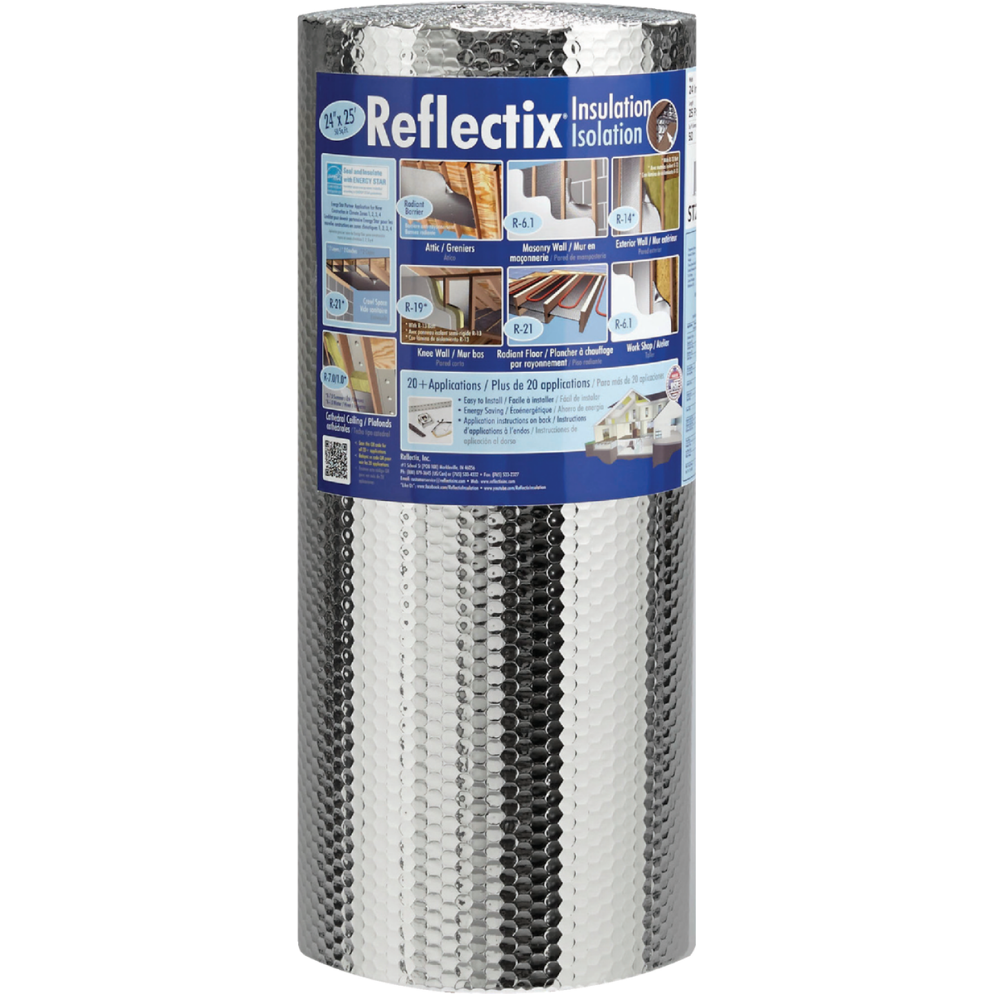 Reflectix 24 In. x 25 Ft. Staple Tab Reflective Insulation Image 1