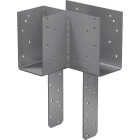 Simpson Strong-Tie ECCLLQ L-Shape End Column Cap for 4x Beam, 6x Post with Strong-Drive SDS Screws, Skewed Left Image 1