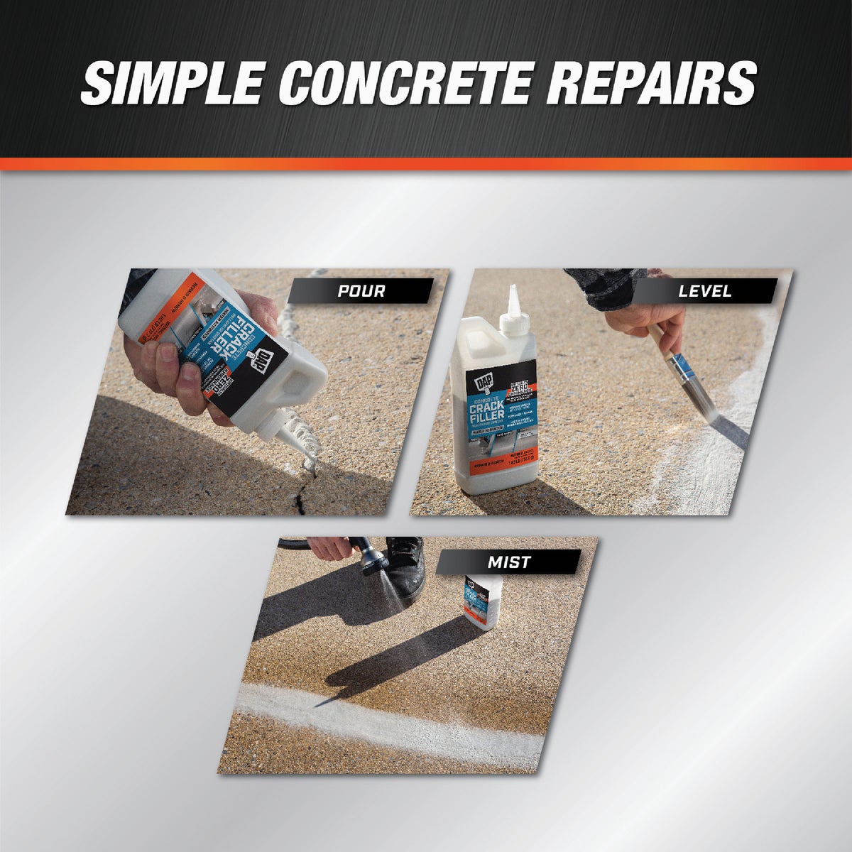 DAP 16 Oz. Concrete Crack Filler Dry Image 5