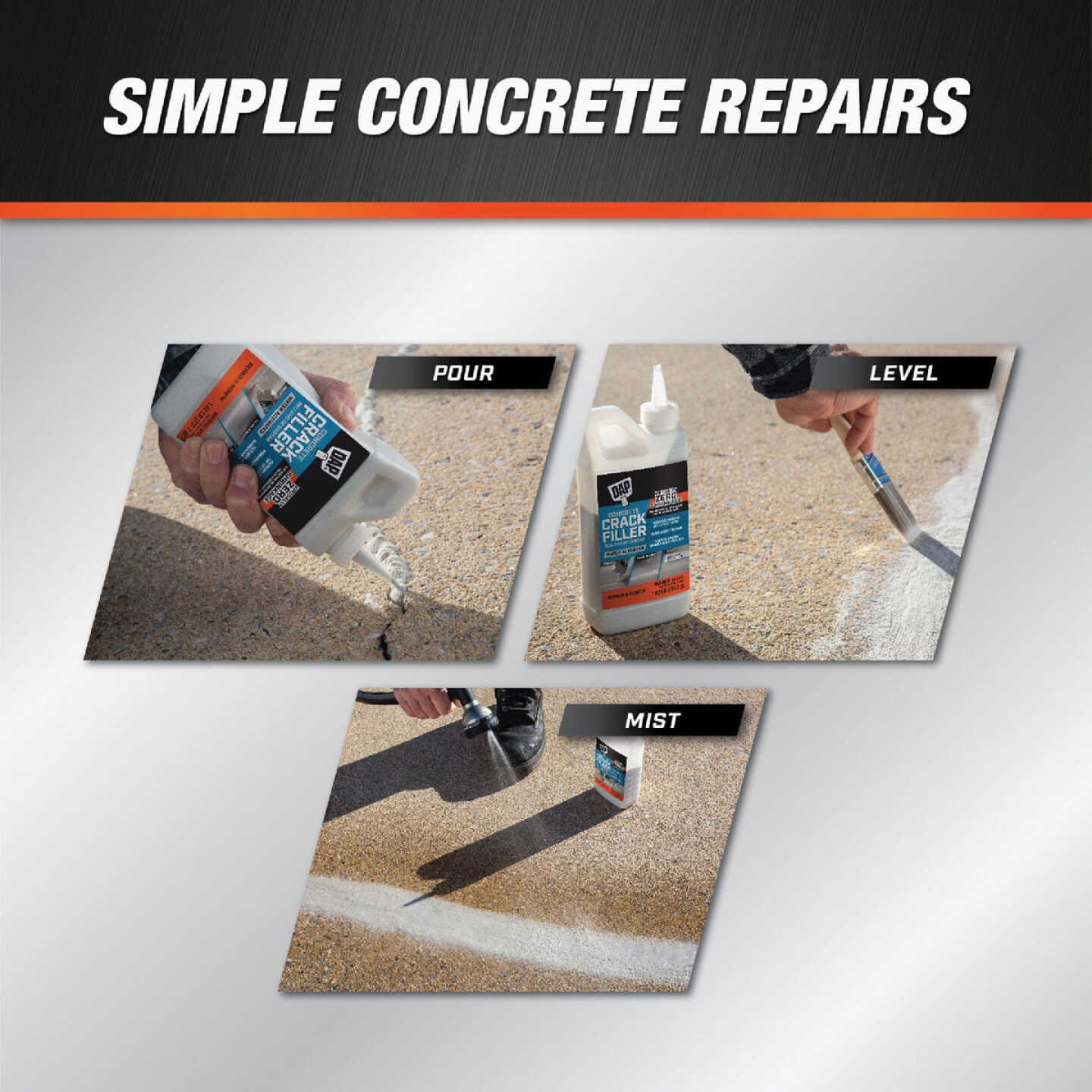 DAP 16 Oz. Concrete Crack Filler Dry Image 5