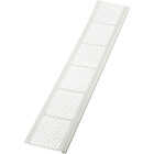 Amerimax 6-1/2 In. x 3 Ft. White Vinyl Gutter Guard Image 1
