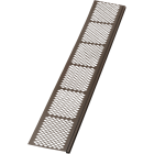 Amerimax 6-1/2 In. x 3 Ft. Brown Vinyl Gutter Guard Image 1