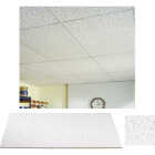 USG Fissured Basic 2 Ft. x 4 Ft. Square Edge Acoustical Ceiling Panels (8-Count) Image 1