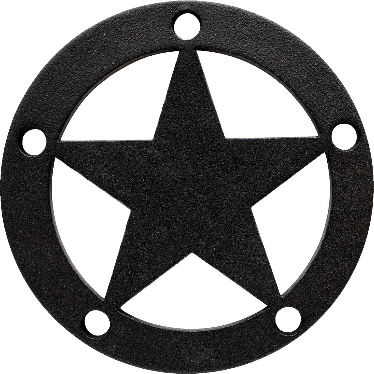 Outdoor Accents Mission Collection ZMAX, Black Powder-Coated Decorative Star