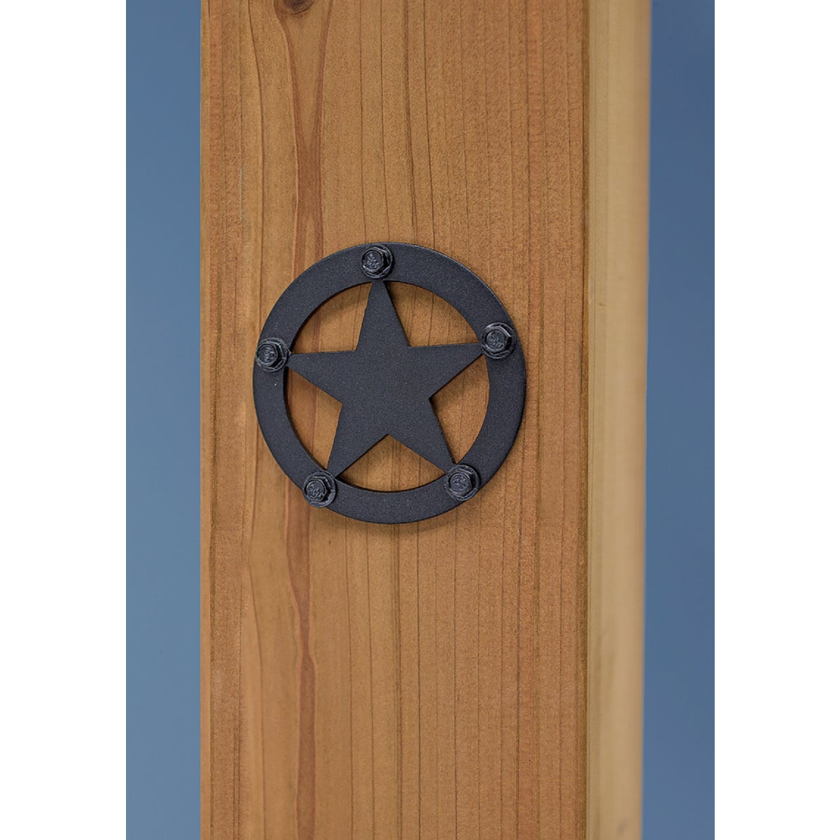 Outdoor Accents Mission Collection ZMAX, Black Powder-Coated Decorative Star Image 2