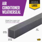 M-D Building Products 2-1/4 In. X 42 In. Gray Air Conditioner Weatherseal for Window Units Image 2