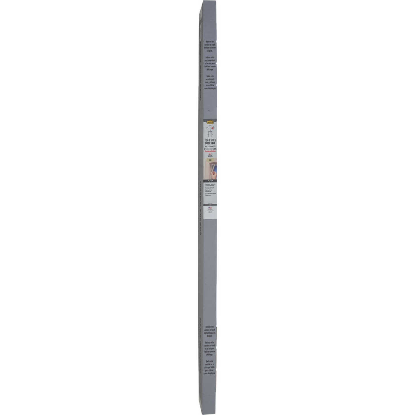 M-D Building Products 81 In. Premium Rubber PLATINUM Top and Sides Door Seal for Doors with Kerf/Channel, Beige Image 1