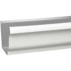 Amerimax 5 In. x 10 Ft. K-Style White Galvanized Steel Gutter Image 1