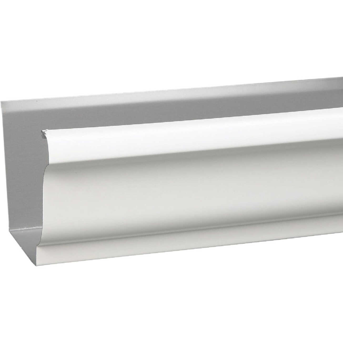 Amerimax 5 In. x 10 Ft. K-Style White Galvanized Steel Gutter Image 1