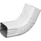 Amerimax 2 x 3 In. Galvanized White Front Downspout Elbow Image 1