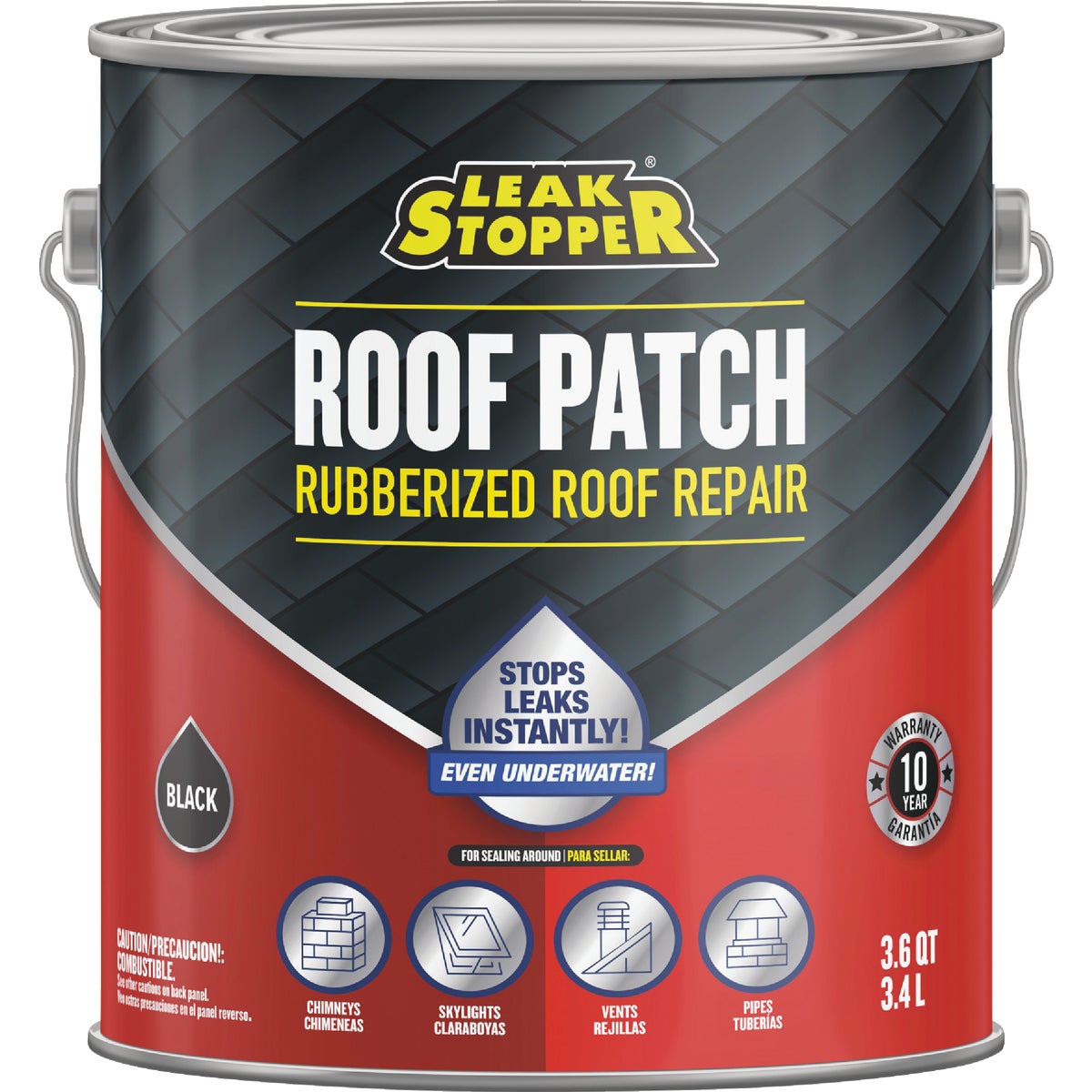 Black Jack Leak Stopper 1 Gal. Rubberized Roof Patch Image 1