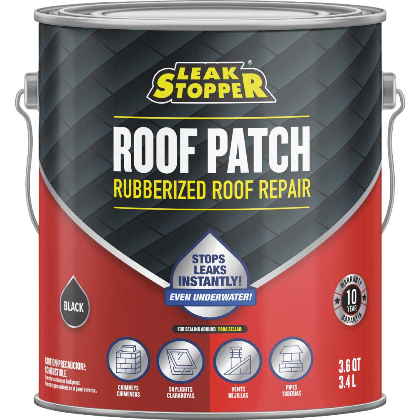 Black Jack Leak Stopper 1 Gal. Rubberized Roof Patch Image 1