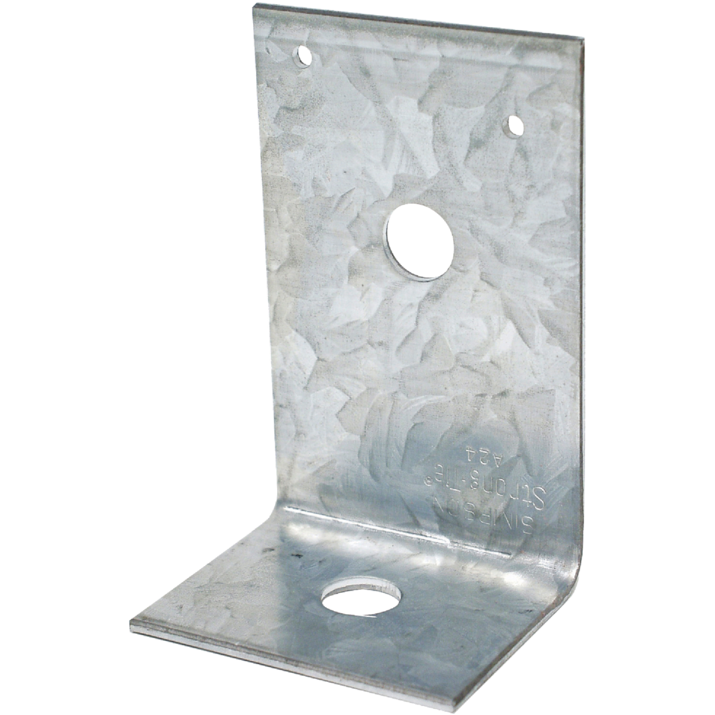 2 in. x 3-7/8 in. x 2-1/2 in. Galvanized Angle Image 1