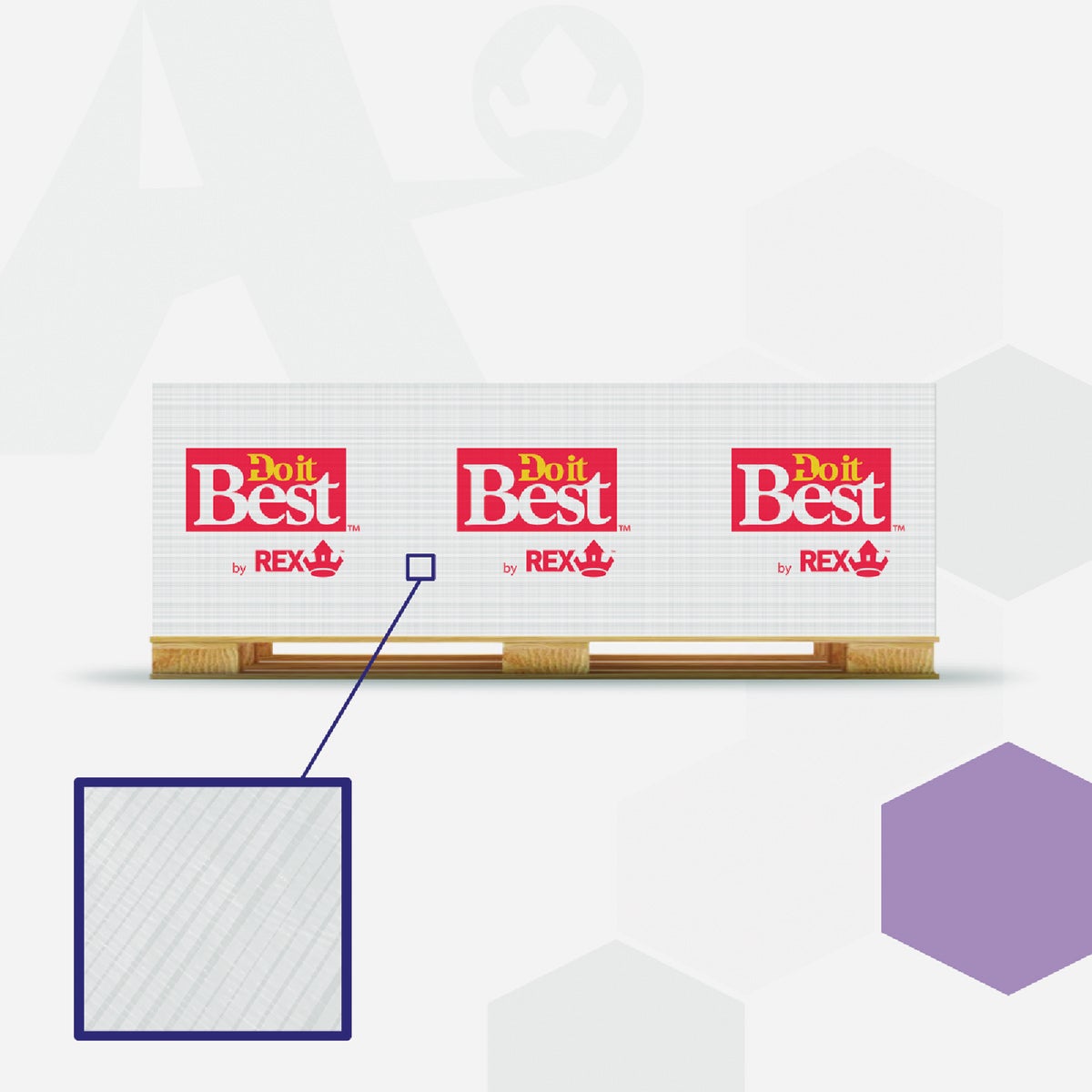 Do it Best REX Wrap 10 Ft. x 500 Ft. Jobsite Lumber Wrap