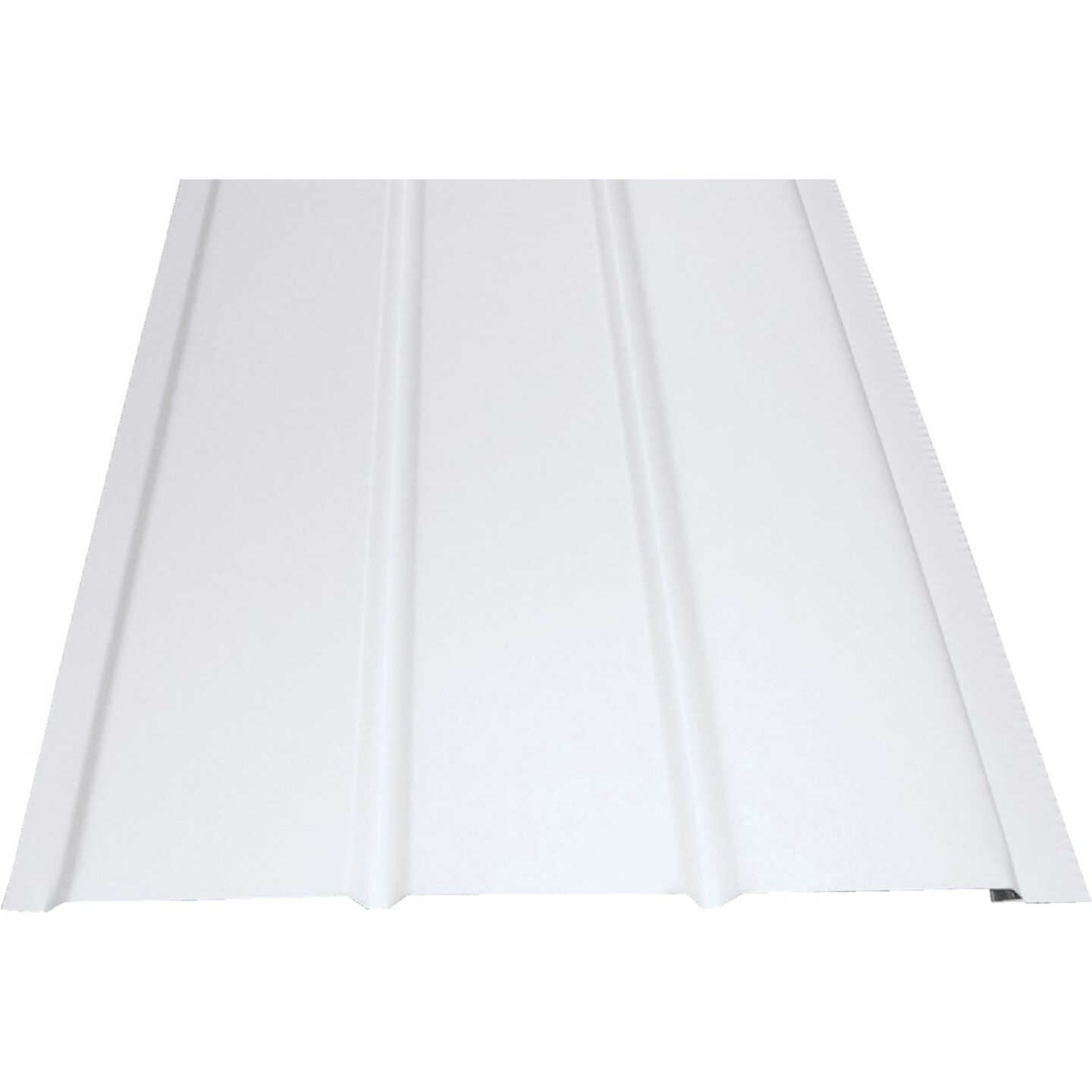 Klauer 12 In. White Solid Aluminum Soffit Image 1
