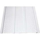 Klauer 12 In. White Fully Vented Aluminum Soffit Image 1