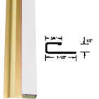 Klauer White Aluminum 1/2 In. J-Channel Image 1