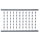 Gilpin Windsor Plus 32 In. H. x 4 Ft. L. Wrought Iron Railing Image 1