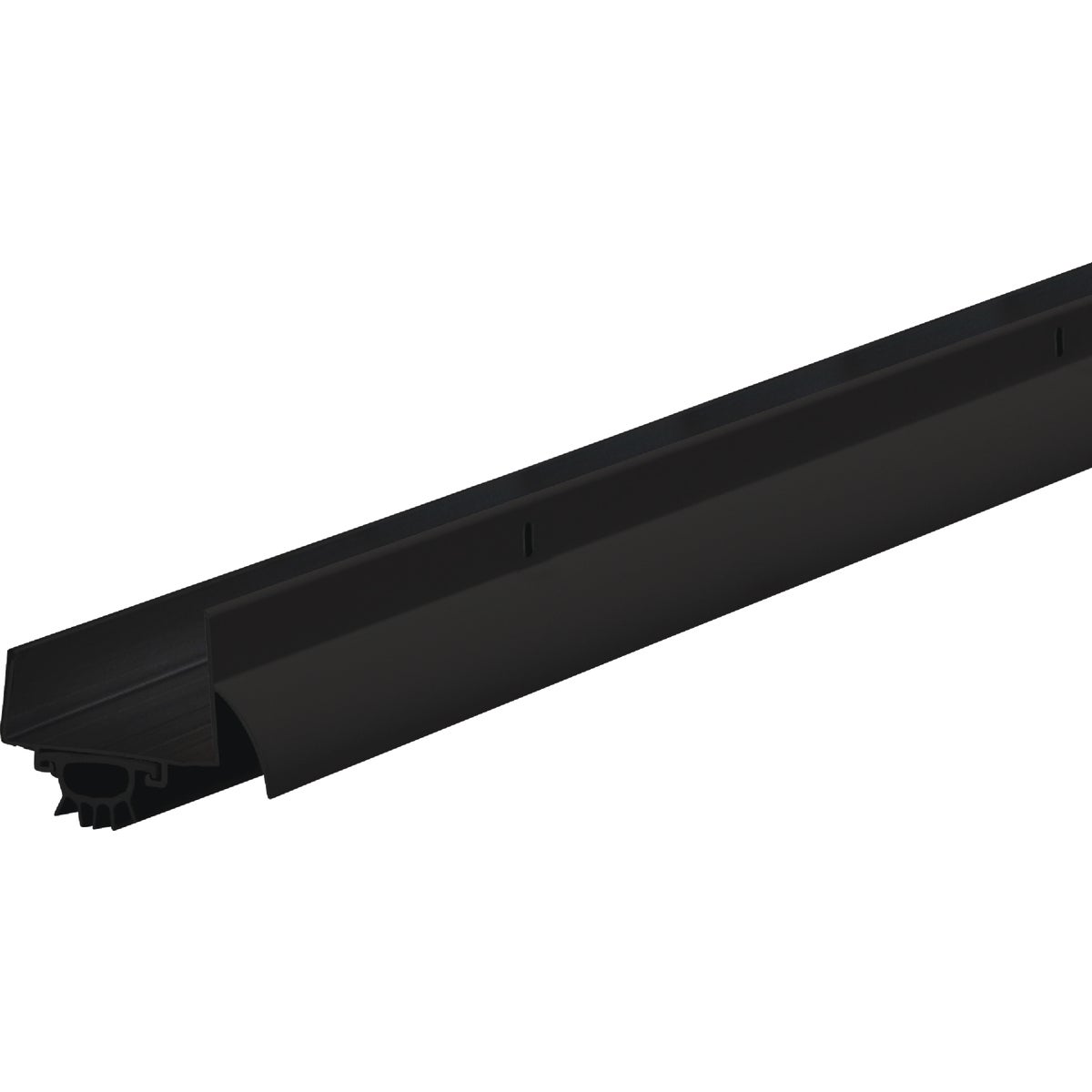 M-D Building Products 2.25 In. W. x 1.375 In. H. x 36 In. L. Aluminum Black Door Bottom