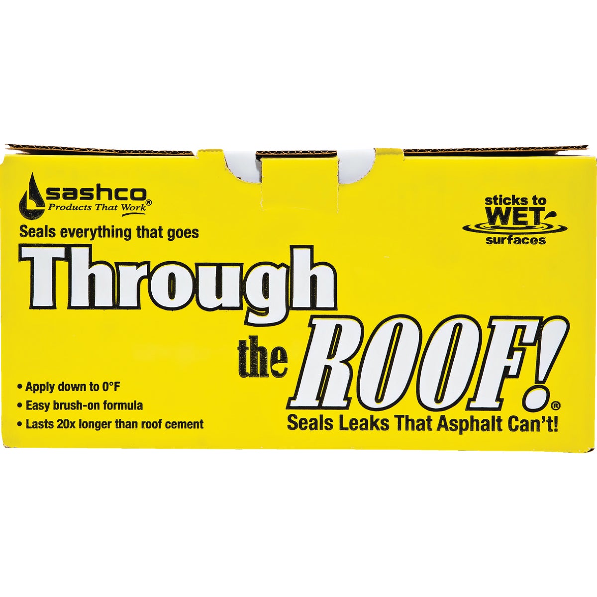 Through the Roof! 1 Qt. Clear Cement & Patching Sealant Image 5