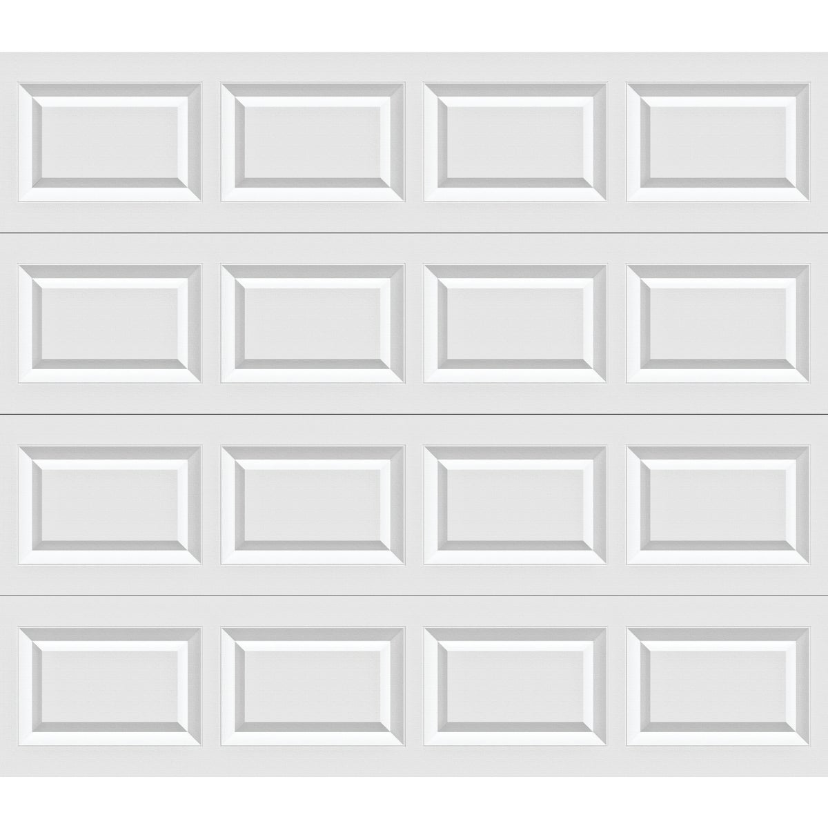 Holmes Bronze Series 9 Ft. W x 7 Ft. H White Steel Garage Door w/Extension Springs